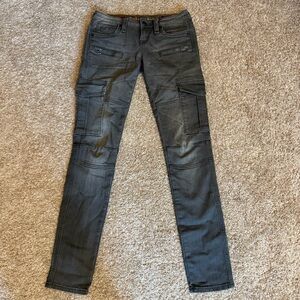 Rock by Rock Revival Gray Jeans Womens 26 Skinny
